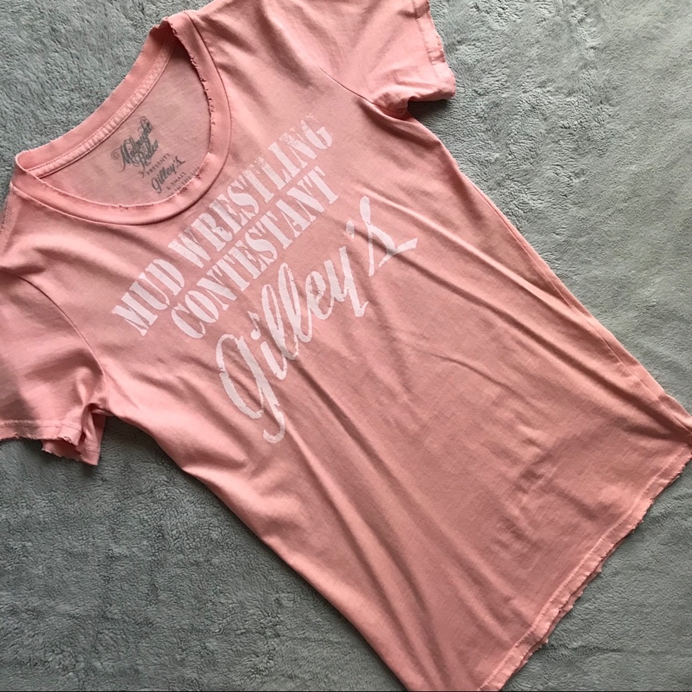 Midnight Rider Gilley's Mud Wrestling Tee Sz XS